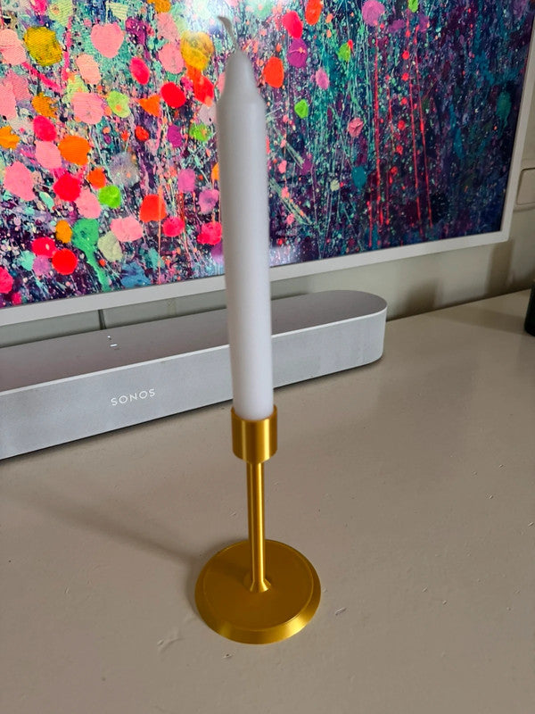 Gouden kandelaars set van 2
