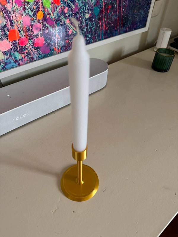 Gouden kandelaars set van 2