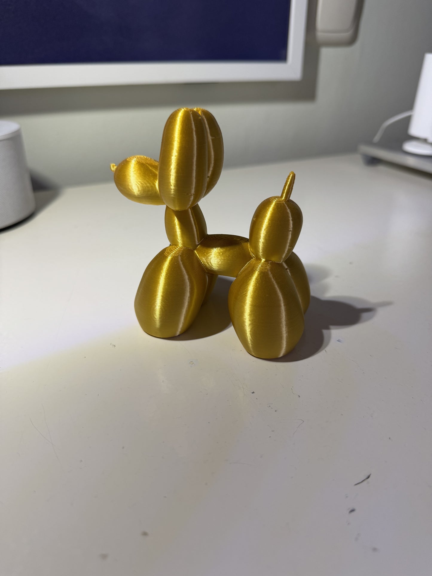 Fatdog – 3D-Geprinte Ballonhond | Goud