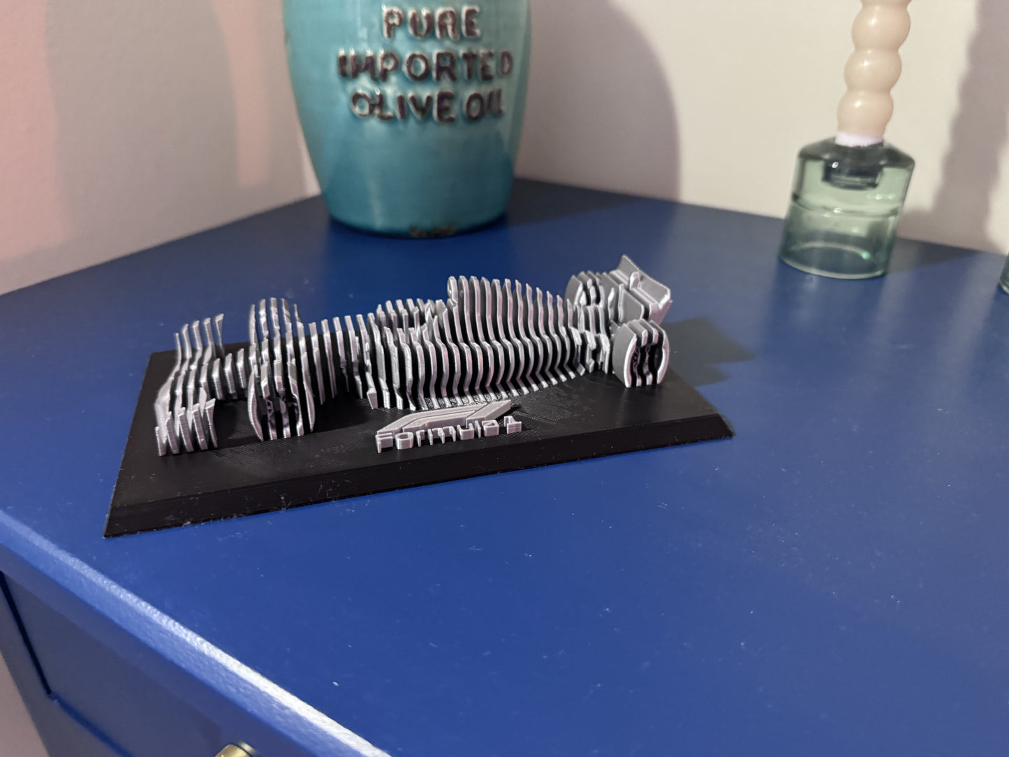 Abstracte Formule 1 Racewagen – Sculptuur