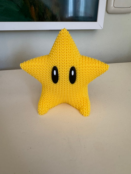 Knitted Nintendo star