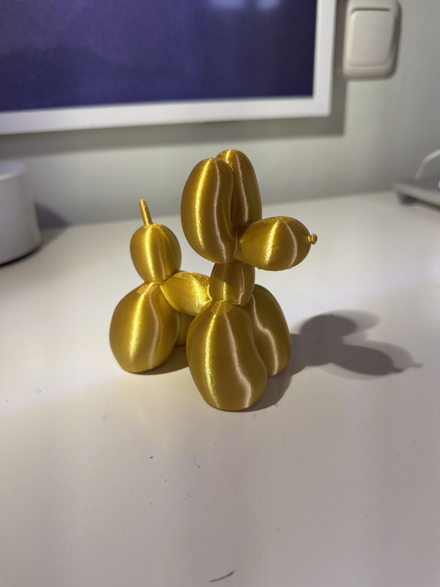 Fatdog – 3D-Geprinte Ballonhond | Goud