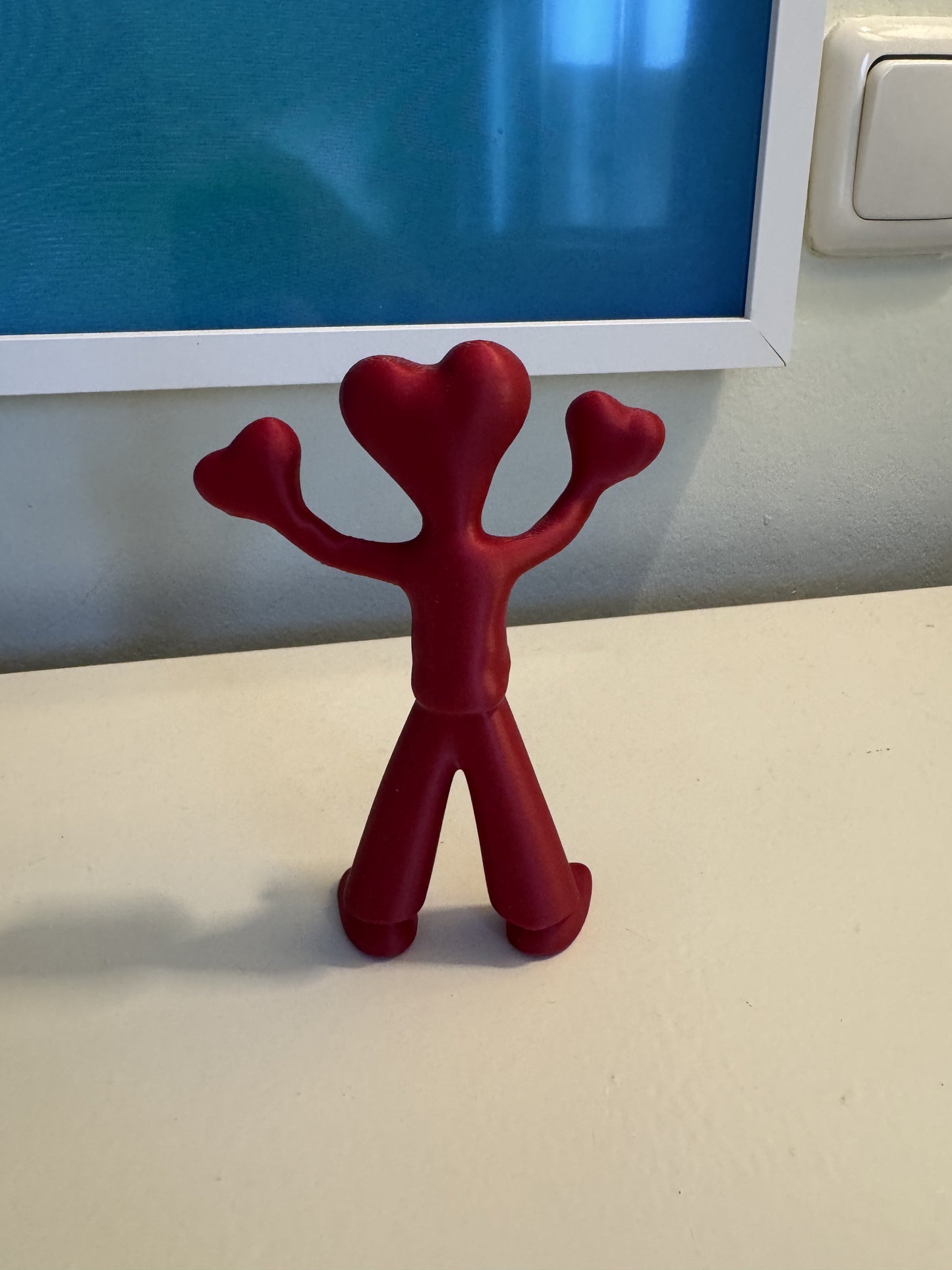 Heart Man – Rode Hartjesfiguur