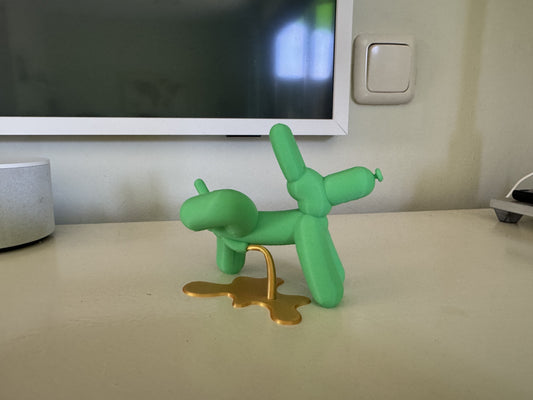 Plassende Ballonhond – Groen