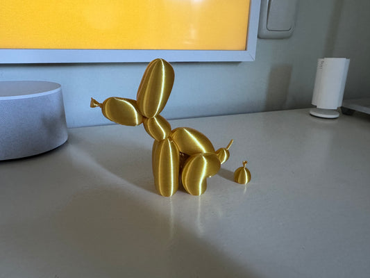 Balloondog pooping Gold